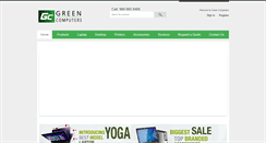 Desktop Screenshot of greencomp.in